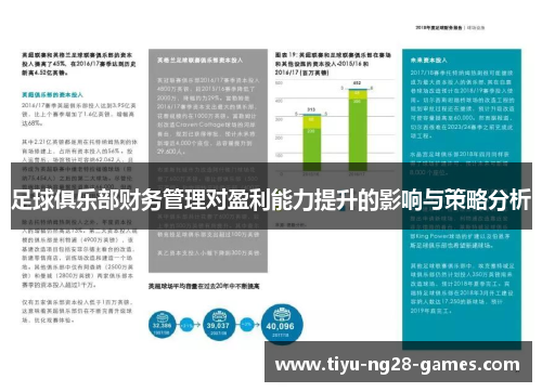 足球俱乐部财务管理对盈利能力提升的影响与策略分析 足球俱乐部财务管理对盈利能力提升的影响与策略分析